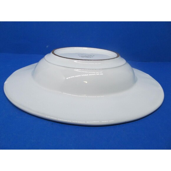 Sur La Table Set Of 2 White 9 3/4"W X 1 3/4H  Rimmed Soup Bowls VGC - Picture 2 of 6